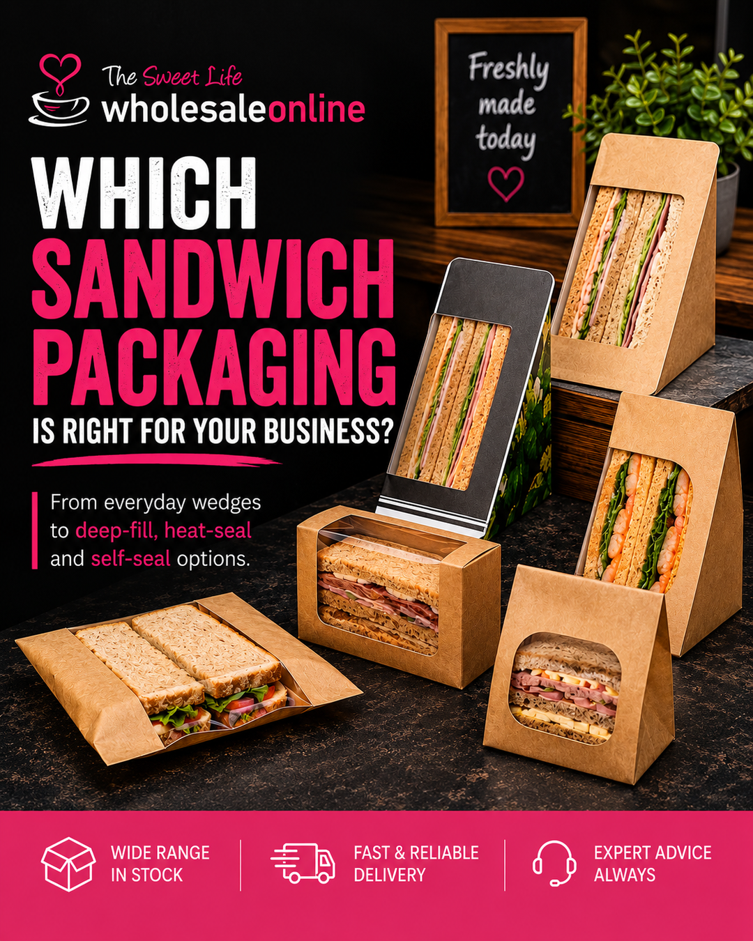 WHICH SANDWICH PACKAGING IS RIGHT FOR YOUR FOOD BUSINESS?