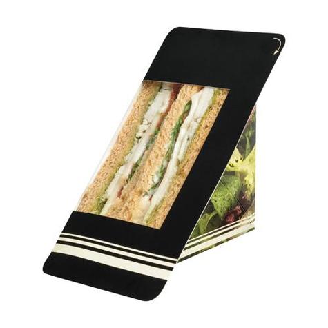 Colpac - 77/65 Black Heat Seal Sandwich Pack - main image