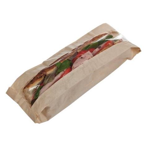 Colpac - Compostable Baguette Bag With Window - main image