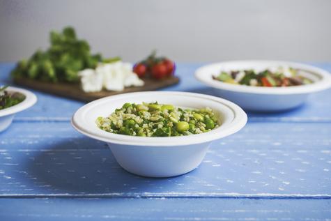 12oz Disposable Bagasse Bowl (500) - main image