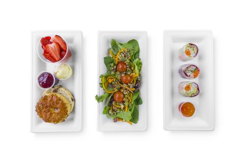 10 x 5in Rectangular Disposable Bagasse Plate (500) - main image