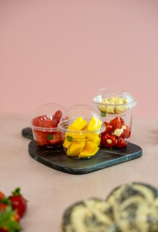 96-Series PLA Dome Lid, No Hole - main image