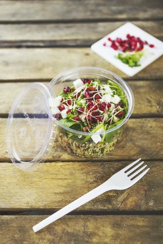 PLA Round Deli Lid (500/Fits 8-32oz Containers) - main image