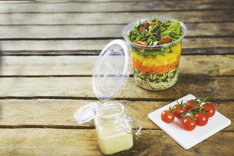 PLA Round Deli Lid (500/Fits 8-32oz Containers) - main image