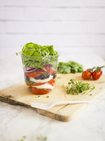 (500) 8oz PLA Round Deli Container - main image