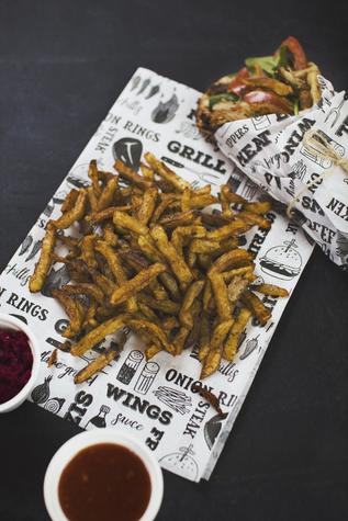 (1000) 400 x 300mm White Greaseproof Sheet - Grill - main image