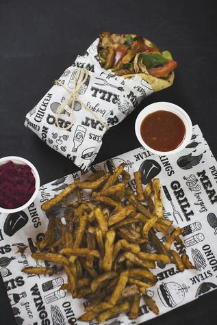 (1000) 400 x 300mm White Greaseproof Sheet - Grill - main image