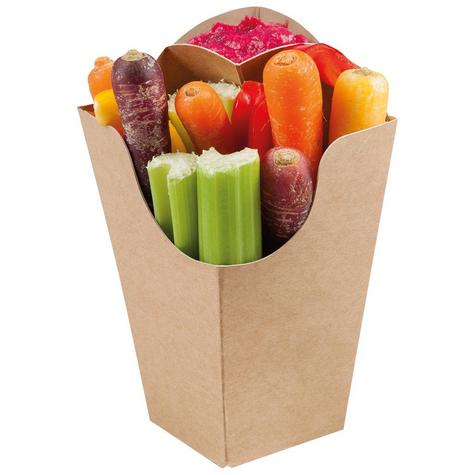 Kraft Carton with Dip Corner - main image