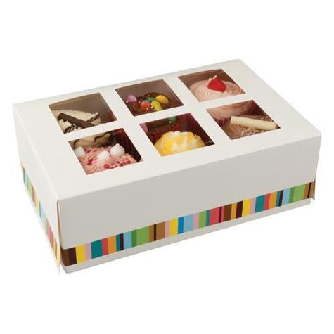 Colpac - Six Cake / Muffin Box (250 Boxes) - main image