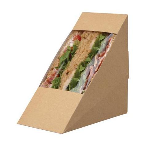 Colpac - 72mm Kraft Rear Loading Same Day Sandwich Pack - main image