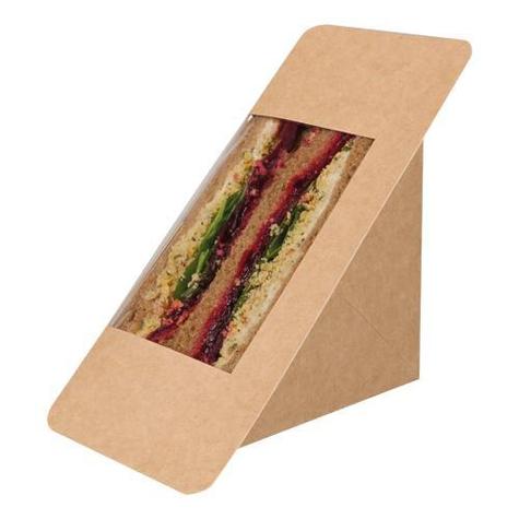 Colpac - 77/65 Kraft Effect Heat Seal Sandwich Pack - main image