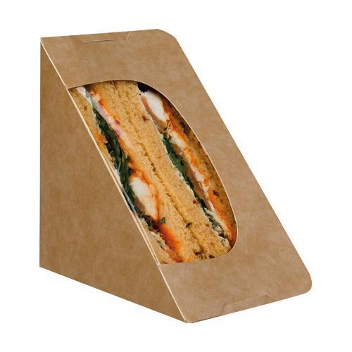 Colpac - Appealable Self-Seal Sandwich Box / Pack - Kraft - main image