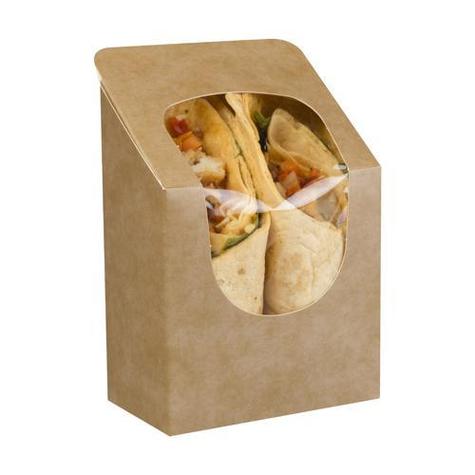 Colpac - Appealable Self-Seal Tortilla Wrap Box / Pack - Kraft - main image
