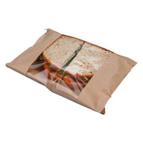 Colpac - Large Compostable Window Sandwich Bag - main image