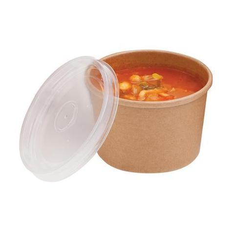 Colpac - Microwaveable Souper PP Lid Only -  Fits 12oz / 350ml Cup
