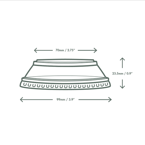 (1000) PLA Combo Lid - 96-Series - main image