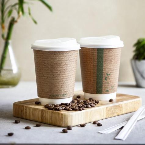 12oz Double Wall Brown Kraft Cup, 89 Series - main image