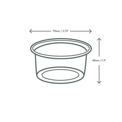 4oz PLA Cold Portion Pot - main image