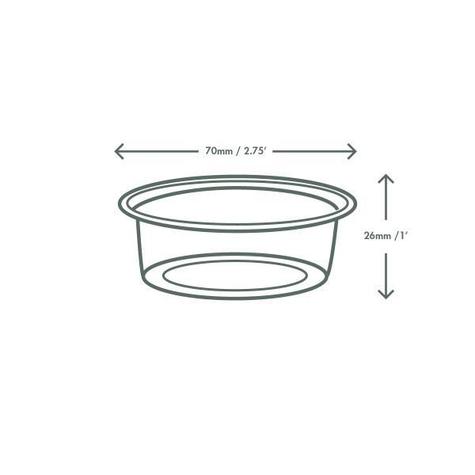 2oz PLA Cold Portion Pot - main image