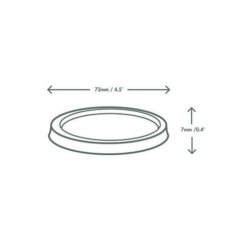 PLA Portion Pot Lid (Fits 2oz - 4oz Pots) - main image