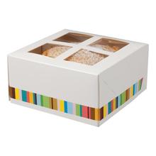 Colpac - Four Cake / Muffin Box (250 Boxes)