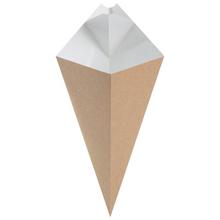 Small Kraft Cone With Dip Corner - thumbnail image 3