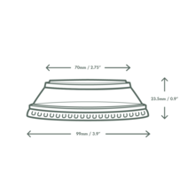 (1000) PLA Combo Lid - 96-Series - thumbnail image 5