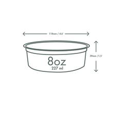 (500) 8oz PLA Round Deli Container - thumbnail image 6
