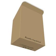 Colpac - Appealable Self-Seal Tortilla Wrap Box / Pack - Kraft - thumbnail image 2