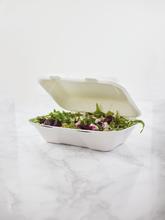 9" x 6" Large Bagasse Clamshell (200) - thumbnail image 23