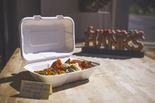 9" x 6" Large Bagasse Clamshell (200) - thumbnail image 25