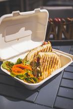 9" x 6" Large Bagasse Clamshell (200) - thumbnail image 30