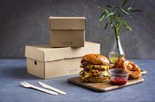 (100) Premium Burger Meal Box 24.5 x 12cm / 9 x 5in - thumbnail image 17