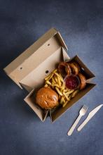 (100) Premium Burger Meal Box 24.5 x 12cm / 9 x 5in - thumbnail image 19