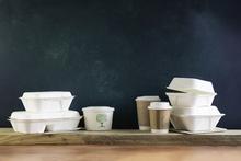 9" x 6" Large Bagasse Clamshell (200) - thumbnail image 33