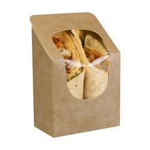 Colpac - Appealable Self-Seal Tortilla Wrap Box / Pack - Kraft - thumbnail image 1