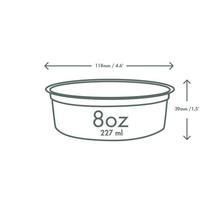 (500) 8oz PLA Round Deli Container - thumbnail image 3