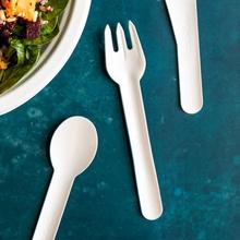 6.2" Compostable Paper Fork (1000) - thumbnail image 2