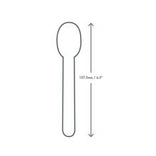 6.2" Compostable Paper Spoon (1000) - thumbnail image 3