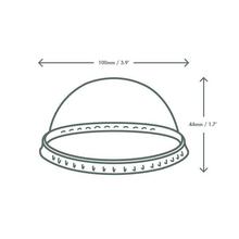 96-Series PLA Dome Lid, No Hole - thumbnail image 3