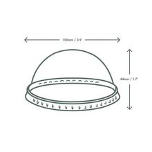 96-Series PLA Dome Lid, No Hole - thumbnail image 3
