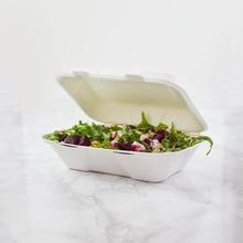 9" x 6" Large Bagasse Clamshell (200)